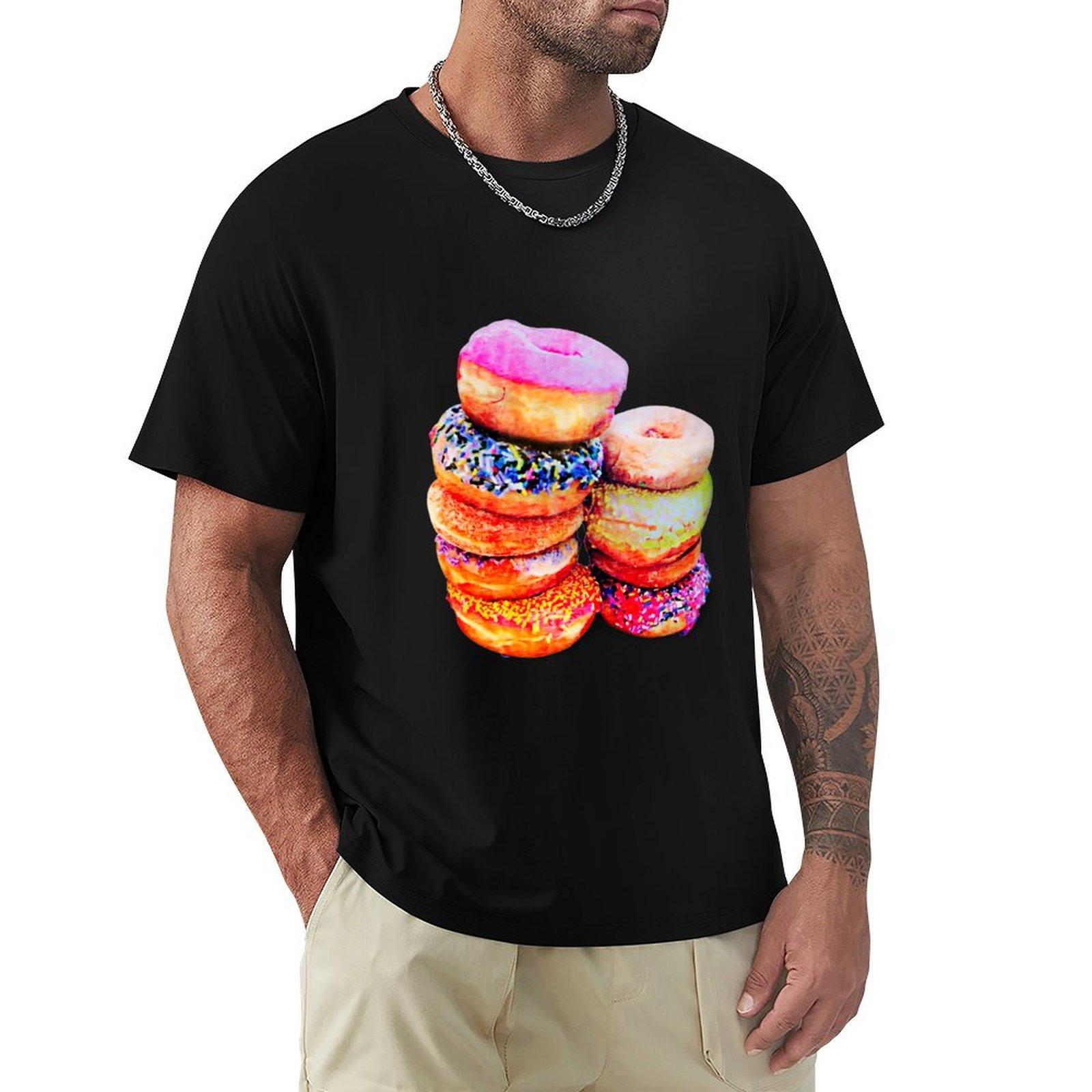 

Amy donuts TShirt vintage clothes luxury designer Blouse essential t shirt heavy weight t shirts for men 4XL
