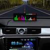 LED Music Spectrum Display RGB Colorful 1624 Segment Rhythm Light Level Voice Sensor Clock Display 384 LEDs 20 Dynamic