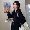 2026 New Women's Korean-Style Loose Hooded Cardigan: Long Sleeve Zipper Jacket for Spring & Autumn