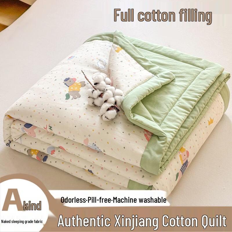 Jiangjunfu Dotted Wooden Horse Machine Washable Summer AC Quilt