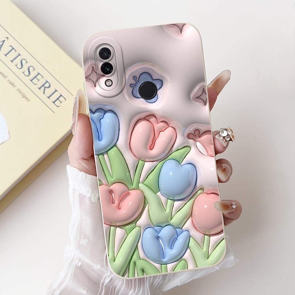 For Xiaomi Redmi Note 7 Case 2019 Lovely Cartoon Painting Back Cover Soft Slim Phone Case For Redmi Note 7 Note7 Bumper 6.3"