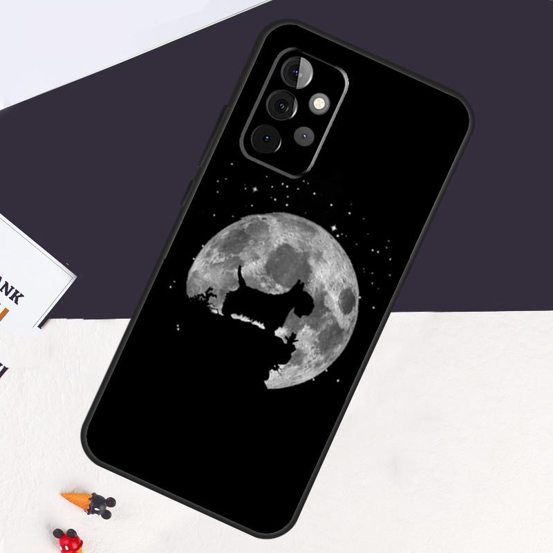 Westie Scottie Skotsk Terrier Fodral För Samsung Galaxy A53 A15 A22 A52 A32 A54 A14 A16 A26 A36 A56 A55 A35 A05 A06 A33 A13