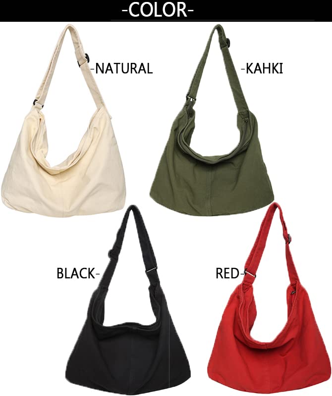 Arcade Canvas Shoulder Bag, Unisex, Large Capacity, Crossbody, Ivory