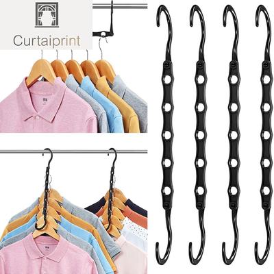 1PC Magic Hangers Prostorově úsporné věšáky Organizér na věšáky Skříňka Spořič místa Vícenásobné věšáky Robustní plast pro uložení těžkého oblečení