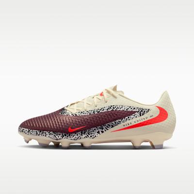 Nike United Phantom 6 Low Academy MG  Burgundy Crush Fossil  40