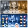 USB-Ladeschlafzimmer-Nachttischlampe Regenschirmförmige Diamantkristall-Schreibtischlampe Dekorative Lampe mit romantischer Atmosphäre Touch-Fernprojektionslicht