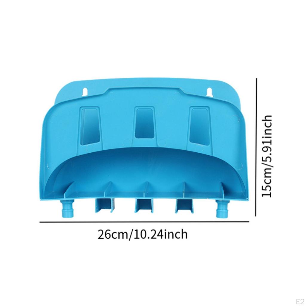 Garage Storage Garden Hose Bracket Organizer Indoor Outdoor Sturdy Rack