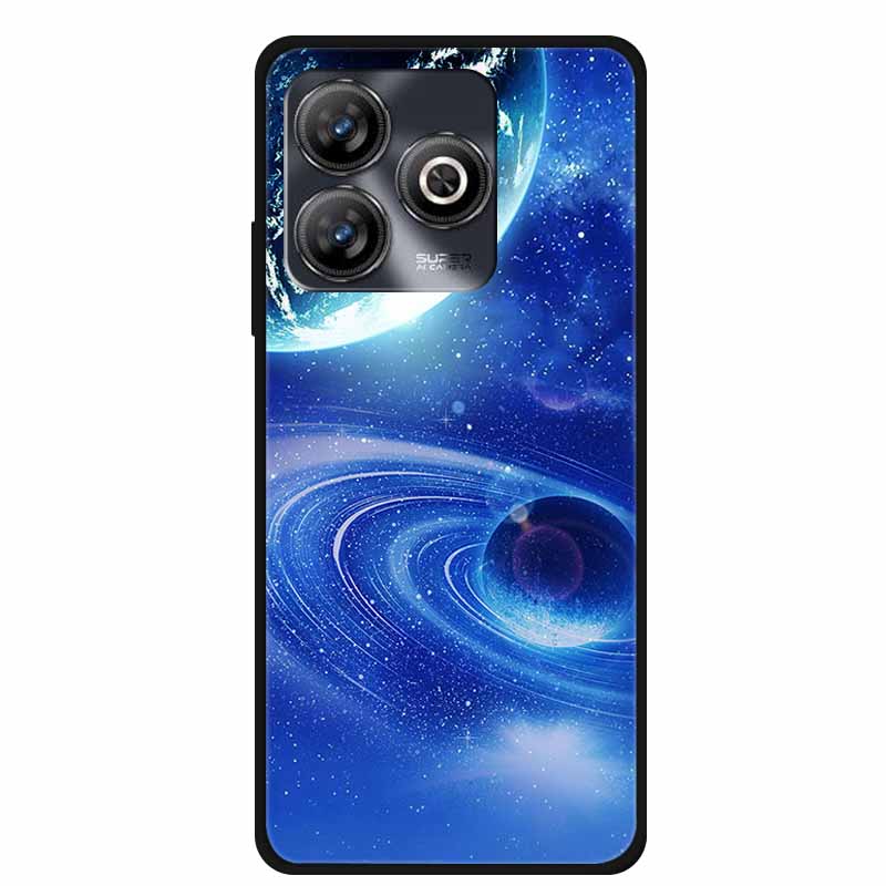 Phone Case For ZTE Blade A75 4G Back Cover Case Shockproof Black Silicone Soft Funda For ZTE Blade A75 4G Case A 75 6.6" Coque
