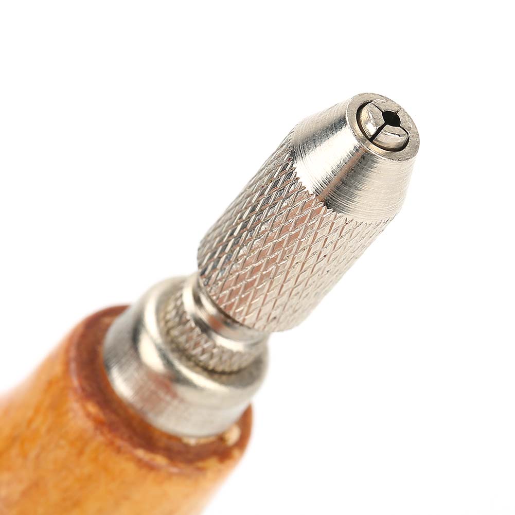 5 ks Pohodlná rukojeť Dřevěná rukojeť pilníku s vyměnitelnými hlavami Příslušenství pro opravy šperků