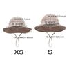 Adjustable Cotton Baby Fisherman Hat Sun Protection Breathable Cartoon Fruit Floral Print for 1-3 Years