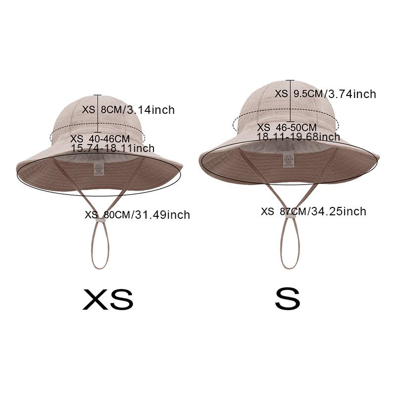 Adjustable Cotton Baby Fisherman Hat Sun Protection Breathable Cartoon Fruit Floral Print for 1-3 Years