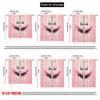 2pcs,2D Plane Printing Pattern Curtains Glamour Lash Art Versatile 100% Polyester (without Rod) Versatile All Perfect for Season
