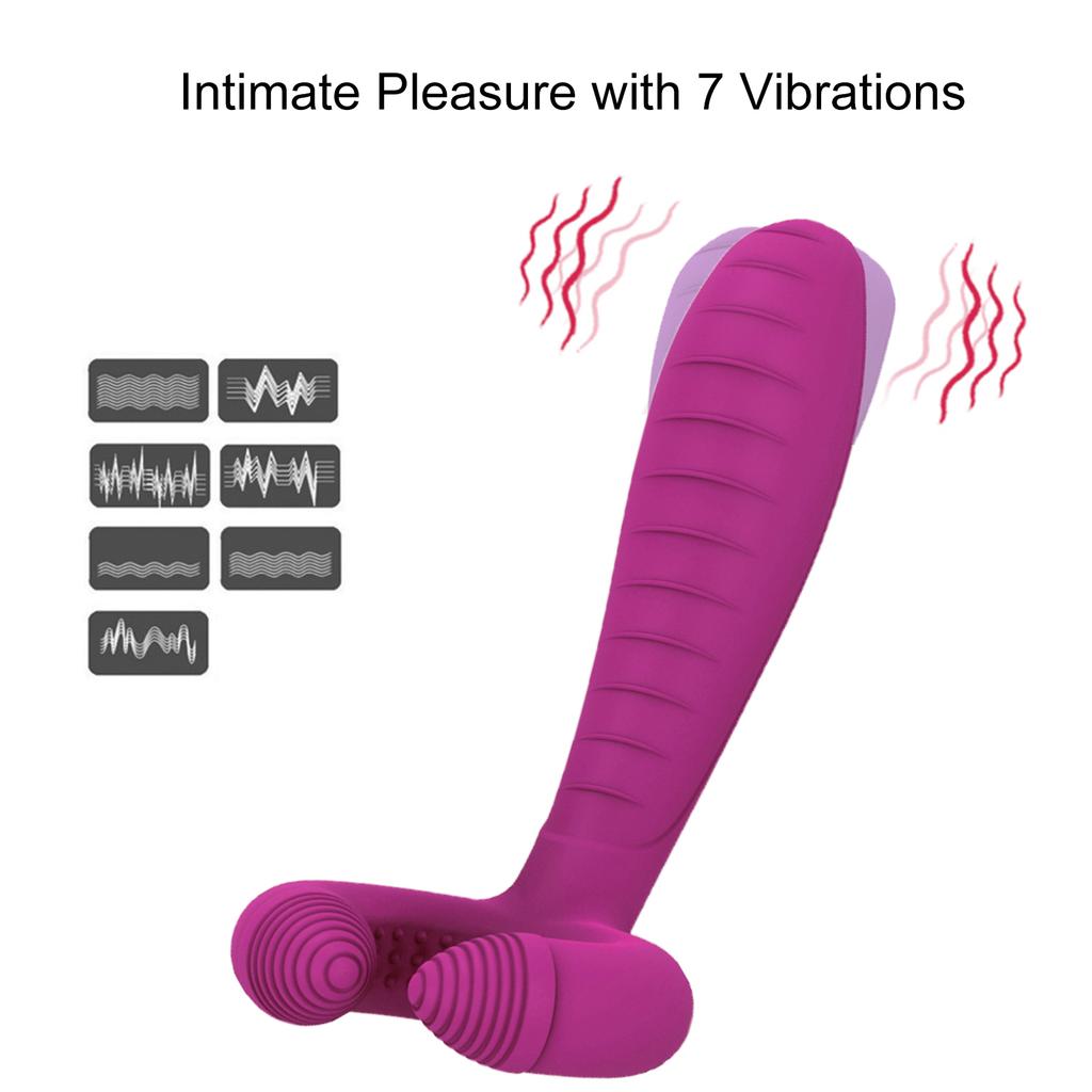 Silicone Vagina Massager Penis G-Spot Clitoris Stimulator 7 Vibration Modes Adult Sex Toys for Women Masturbation Couple Flirting USB Rechargeable