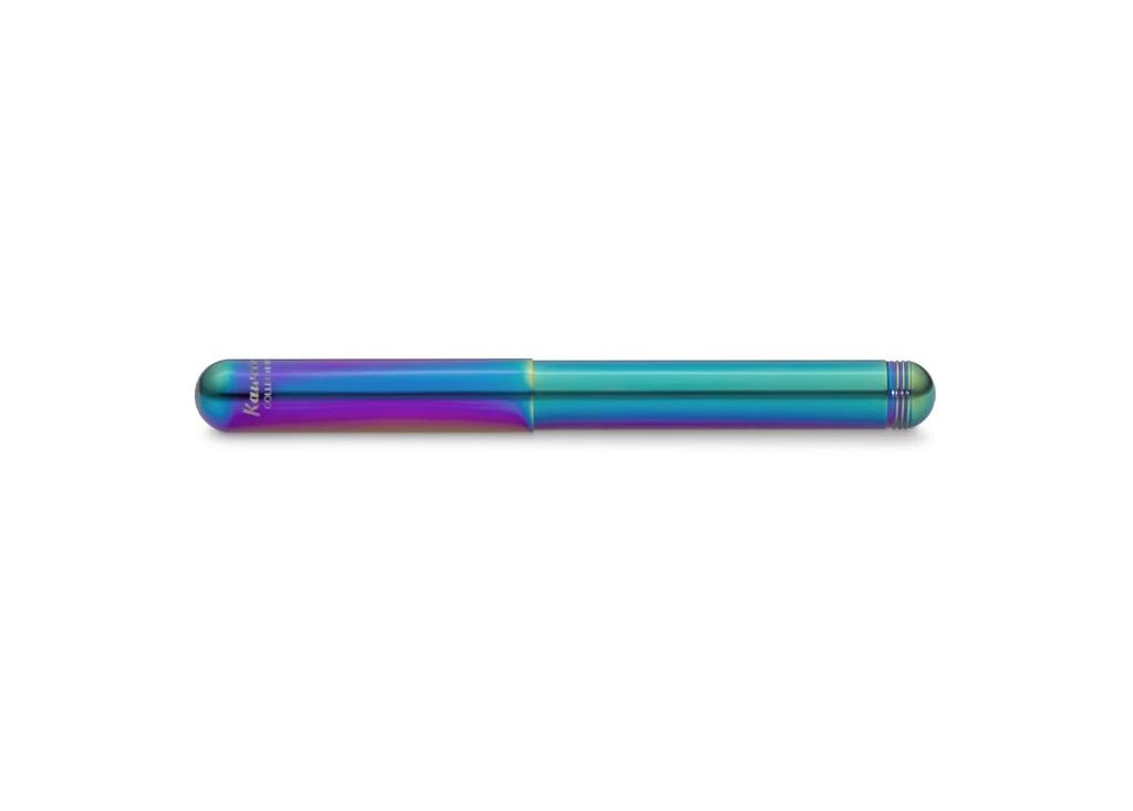 Kaweco Collection Liliput Kolibri I Fountain Premium Rainbow Color Reservoir Pen with Rainbow Steel Nib for Ink Writing EF Nib Pen, Cartridges,