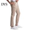 Breathable Autumn Winter Chinos Men Twill Trousers, Slim Fit Stretch Pants, Solid Color All Season Flexible Pants Straight Leg Casual for Office