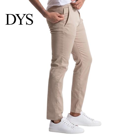 Breathable Autumn Winter Chinos Men Twill Trousers, Slim Fit Stretch Pants, Solid Color All Season Flexible Pants Straight Leg Casual for Office