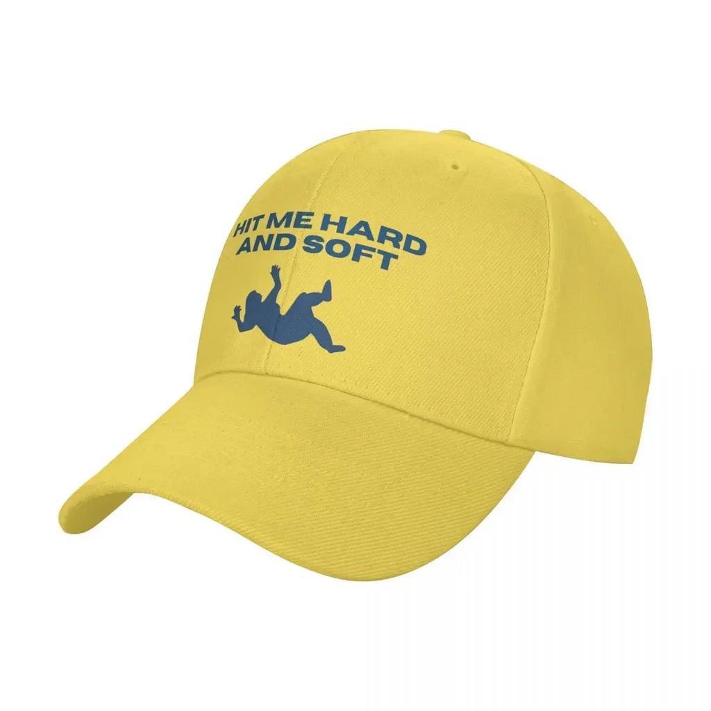 Hit Me Hard And Soft Cap Adult Fitted Hats Trucker Worker Cap Sun Caps Adjustable Snapback Caps Baseball Caps Summer