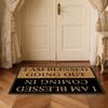 Front Door Rug Outside Door Mats Heavy Duty Doormat With Greeting Message For Porch Apartment Patio Garage Indoor Kitchen Garden