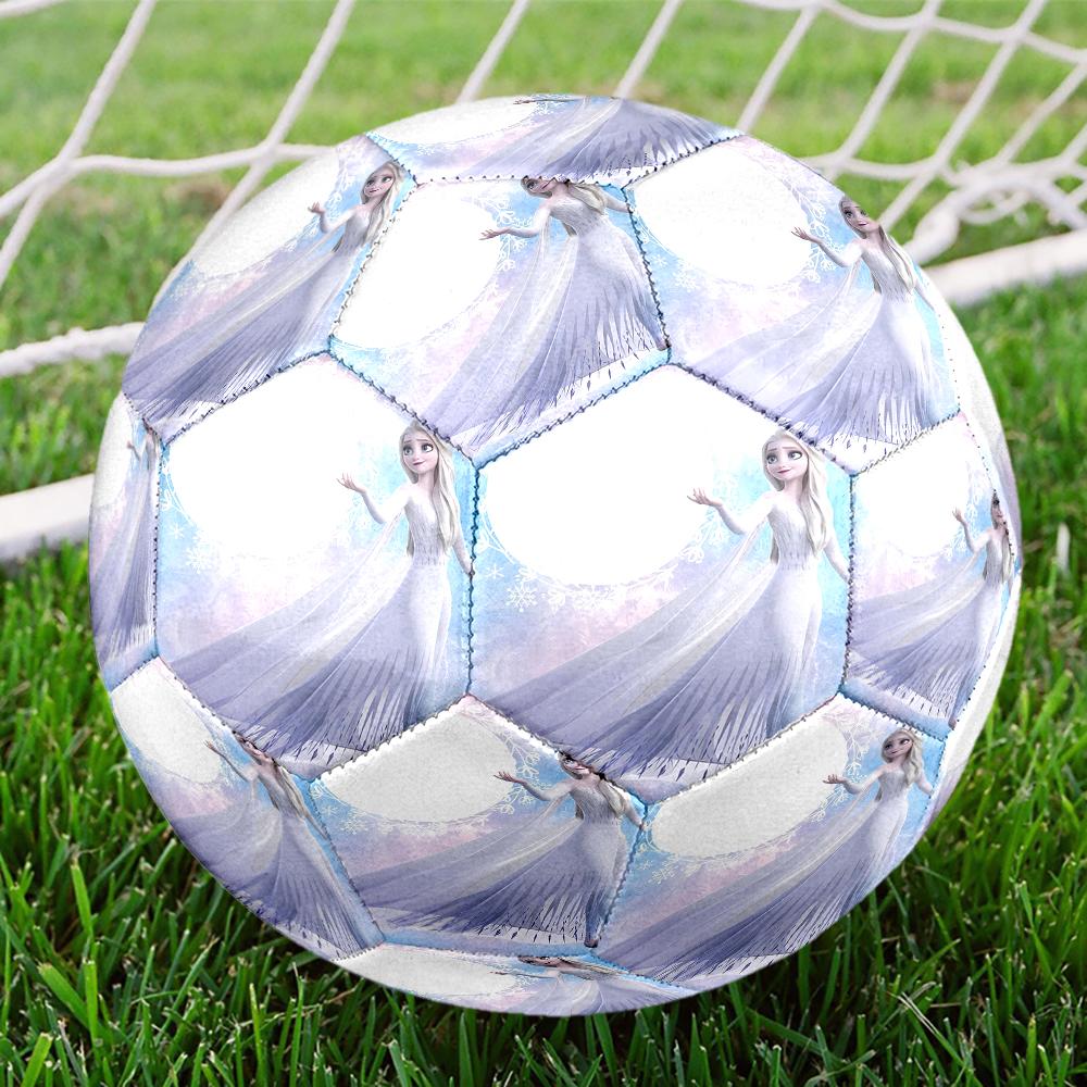 Elsa Theme Size 5 Soccer Ball, Suitable for Both Indoor and Outdoor Matches, a Gift Suitable for Everyone.