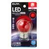 ELPA LED Bulb G40 Type E26 Red LDG1R-G-G254