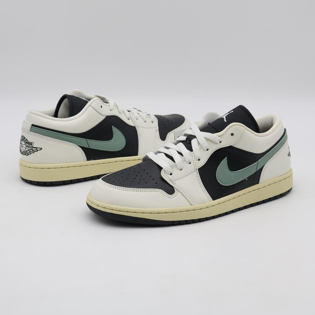 DC0774-001 Nike Air Jordan 1 Low Jade Smoke (Women's)