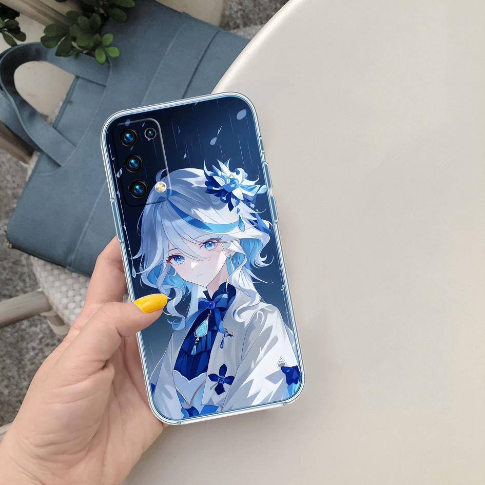 LO48 Genshin Impact Furina Aether Case for LG K22 K30 K40 K40S K41 K42 K50 K50S K51 K51S K52 K61 K62 K71 K92 Q60 Q61 V40 V50 V60