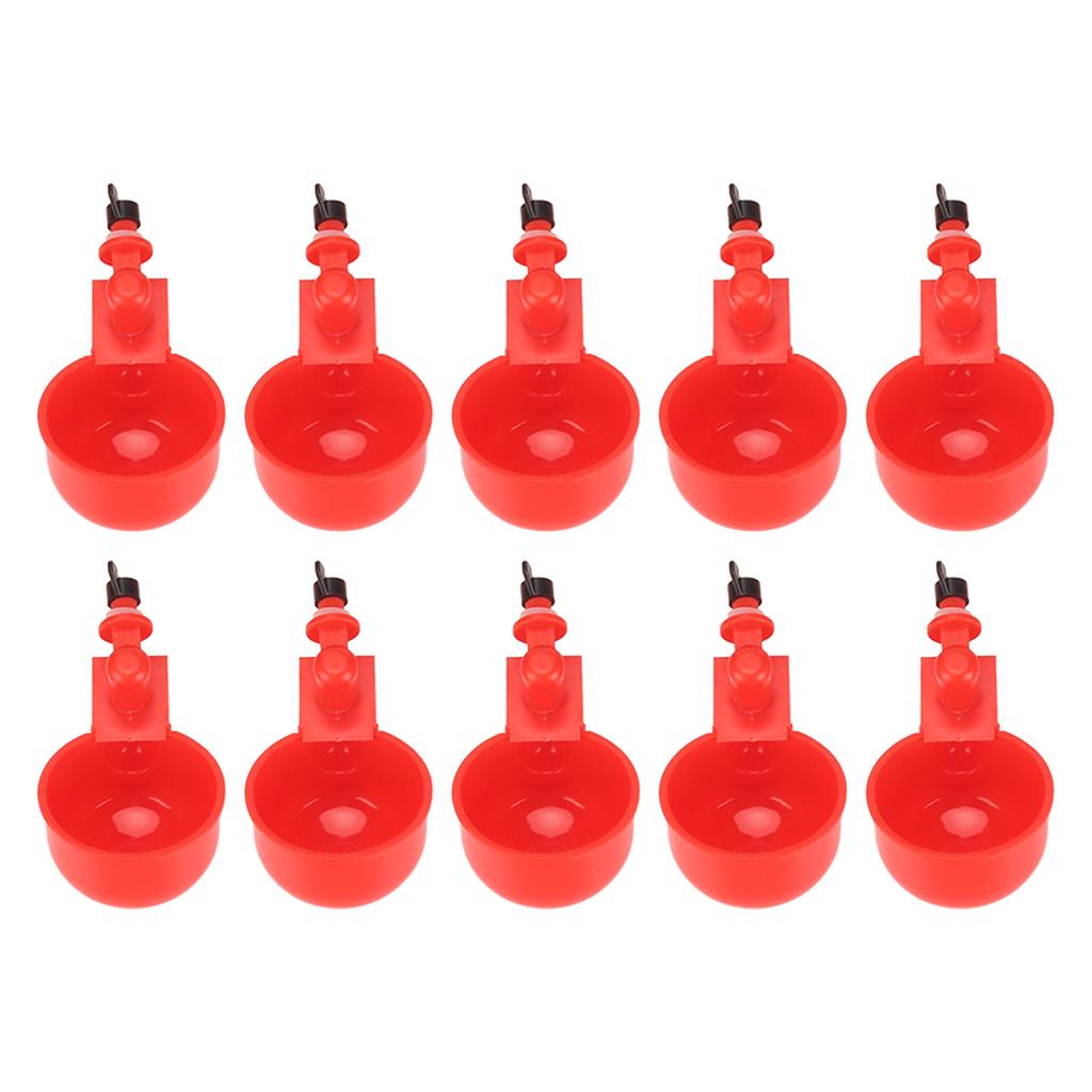 Chicken Waterer Cups Automatic Filling Waterer Chicken Water Feeder Kit Poultry Drinking Bowl for Ducks Geese Turkeys