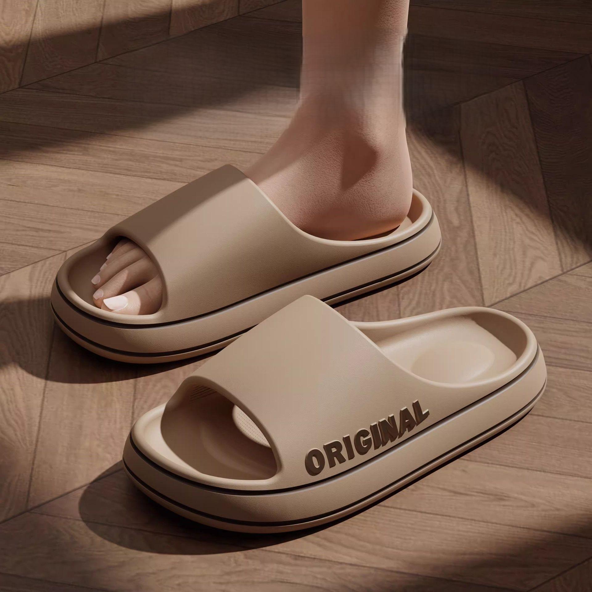 

Men s Indoor Slippers, Beach, Outdoor, Swimming Pool, Soft and Comfortable Summer Slippers, Eva Sole 42-43 коричневий