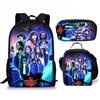 Stranger Things 4-Piece Set: Student Backpack, Shoulder Bag, and Pencil Case CLE
