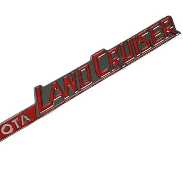 

Fits Toyota Land Cruiser 1981-1990 BJ60 FJ60 Side Emblem Rear Emblem Stickers (Adhesive) 1pcs