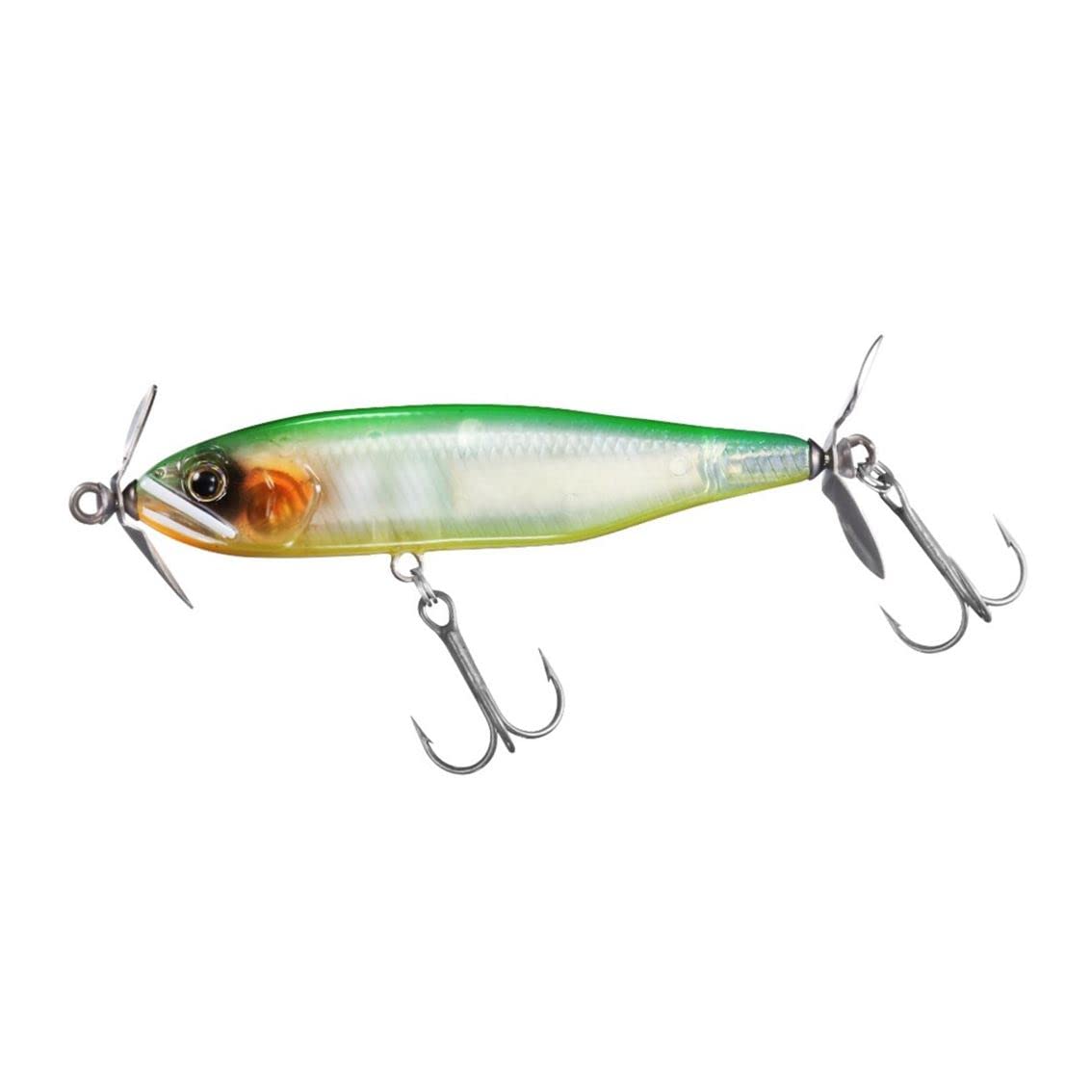 

DAIWA Bass Steez Prop Clear Lime 85S Lure