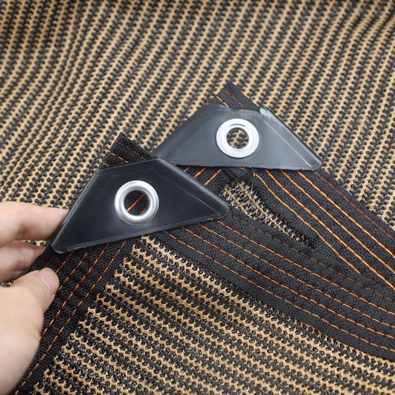 Brown Sunshade Net HDPE Balcony Privacy Screen Fence Net Gazebo Sun Shade Cloth Terrace Outdoor Pool Backyard Patio Awning