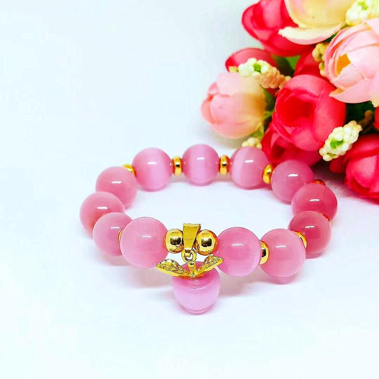 Dubai Gold Jewelry Opal  Bracelet Christmas Eve  Braceletgold PlatedOpal Lady Jewelry