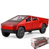 1/32 Tesla Cybertruck Toys Diecast Model Car Alloy Metal Pickup Truck Colorful Indoor Desktop Display Collection Game for Children Boy