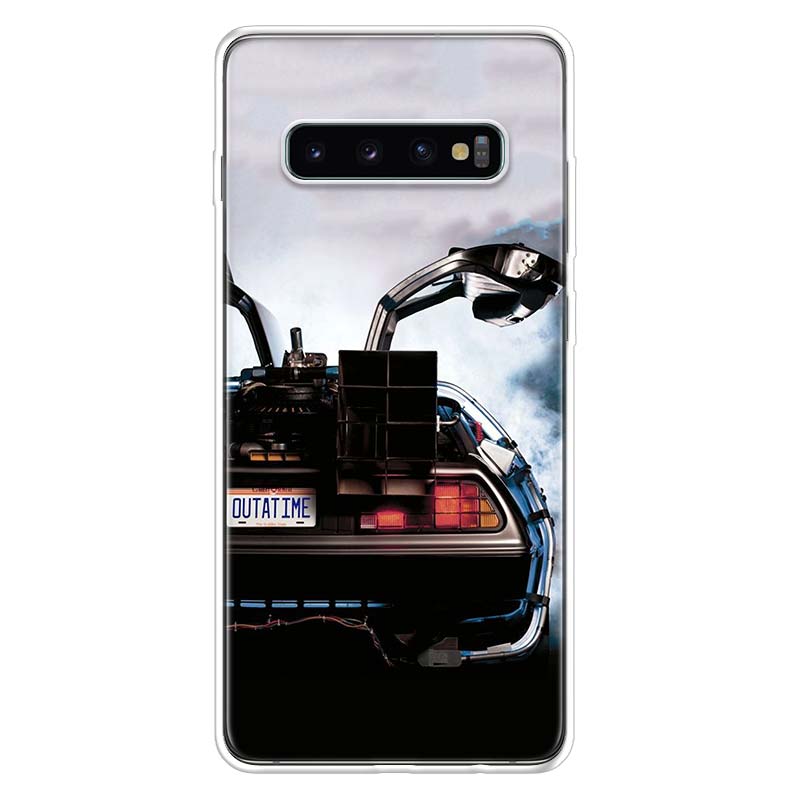 Back to the Future DeLorean Time Machine Phone Case For Samsung Galaxy A52 A51 A50S A32 A22 A12 A02S A72 A71 A31 A70 A30S Note 2