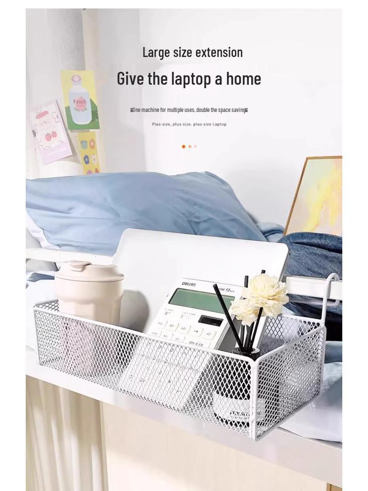 Üst Ranza İçin Asılabilir Yatak Yanı Saklama Sepeti