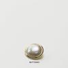 5Pcs Xiaoxiang Celebrity Style Pearl Metal Button Women'S Sweater Jacket Fur Coat Versatile Decorative Button