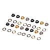 Grommet Tool Kit Sturdy Colorful Plating Easy Installation Metal Grommets Set for Shoes Bags Clothing Leather Crafts