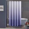 Schrittweise Veränderung Digitaldruck Duschvorhang Wasserdichter Badezimmervorhang Polyester Verdickt Duschabdeckung Badezimmervorhang