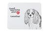 Cavalier King Charles Spaniel - Mouse Pad with Print, Personalized Dog-themed Mouse Pad, Unique Gadget for an Office Worker by Art-Dog Brand