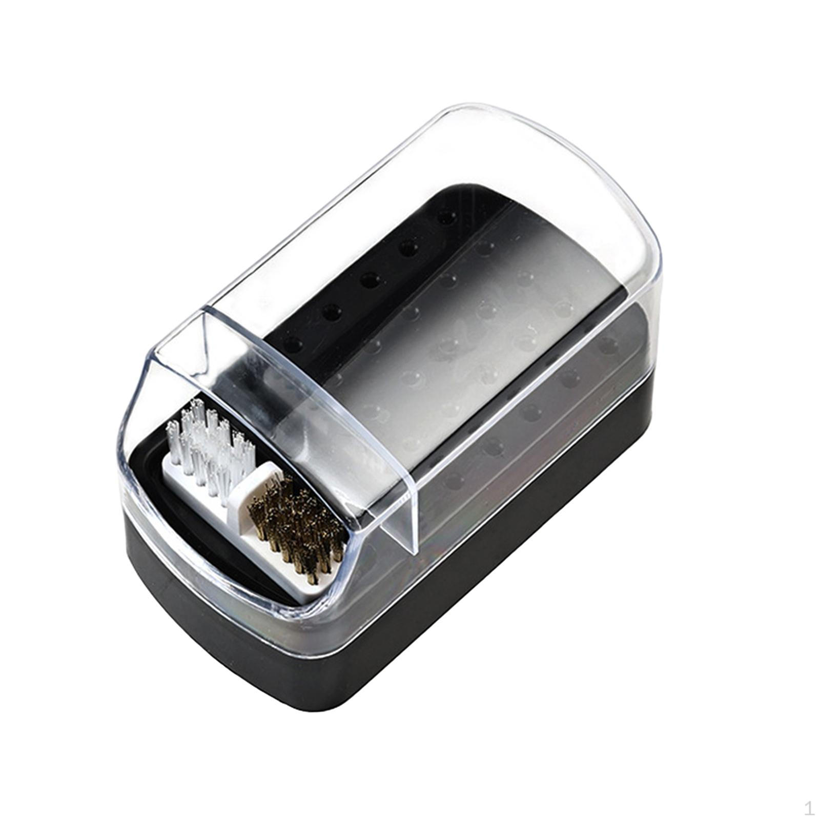 

Nail Drill Bit Holder Case 30 Slots Waterproof Durable, with Clear Lid ,Dustproof