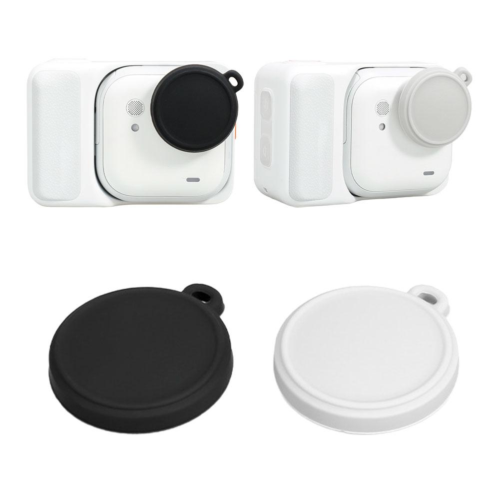 3pcs Camera Lens Protective Cover For Insta360 GO Ultra Anti-Slip Mat Silicone Dust-proof Cover Sports Camera Accessories