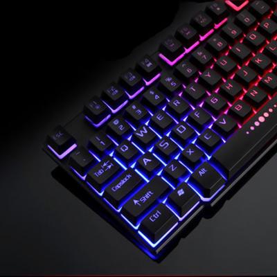 Colorful Rainbow LED Illuminated Backlight USB Wired Desktop Gaming Keyboard