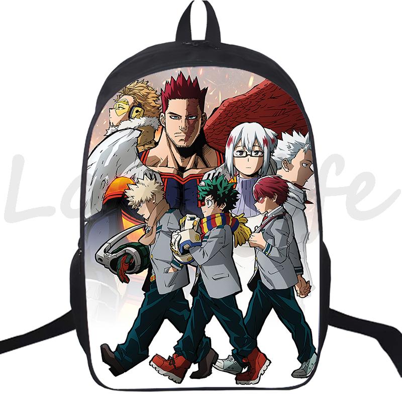Anime Backpack My Hero Academia School Bags for Boys Girls Boku No Hero Academia Bagpack Teens Travel Bag Rucksack Kids Mochila
