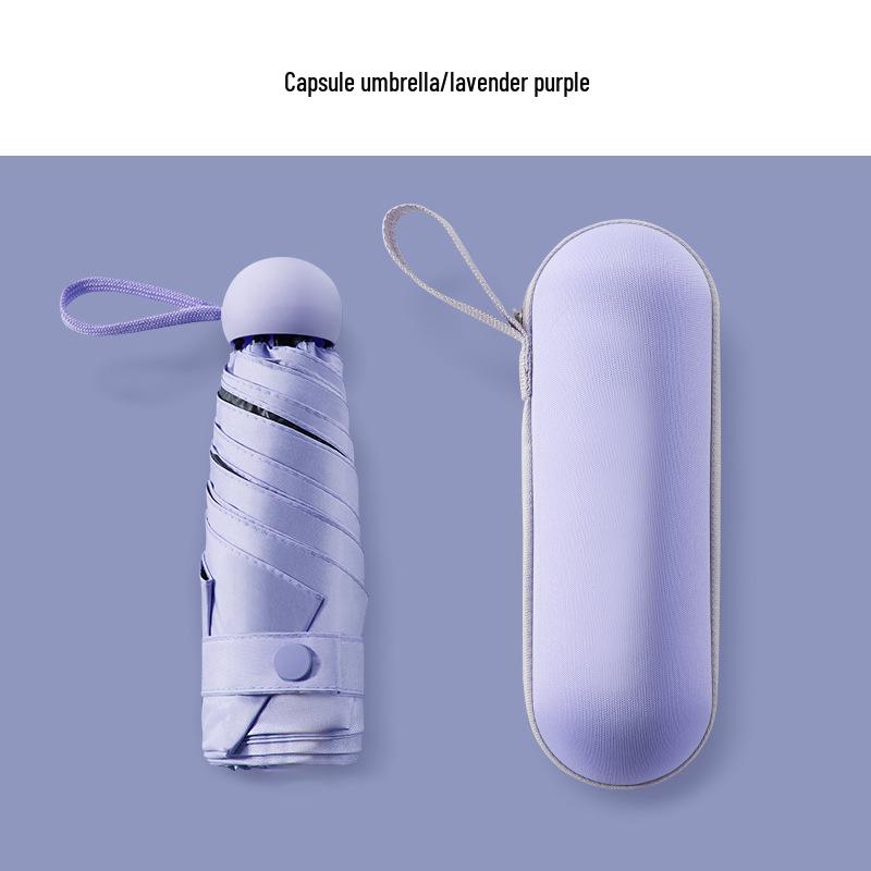 Ultralight Five-Fold UV Protection Compact Umbrella for Sun & Rain