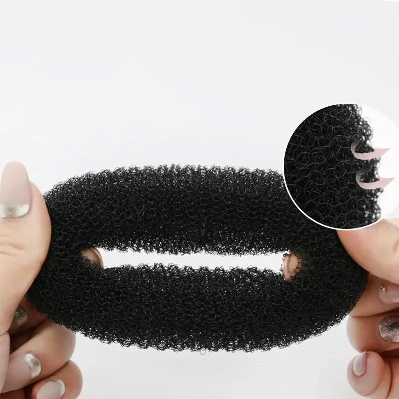 14CM Hair Curler Korean Style Versatile Hair Accessories Fluffy Curled Flower Bud Head Divine Tool Headpiece Female Scrunchie