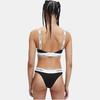 Calvin Klein Ss23 Letter Logo Print Color Block Bra Women underwear Black QF7059EUB1