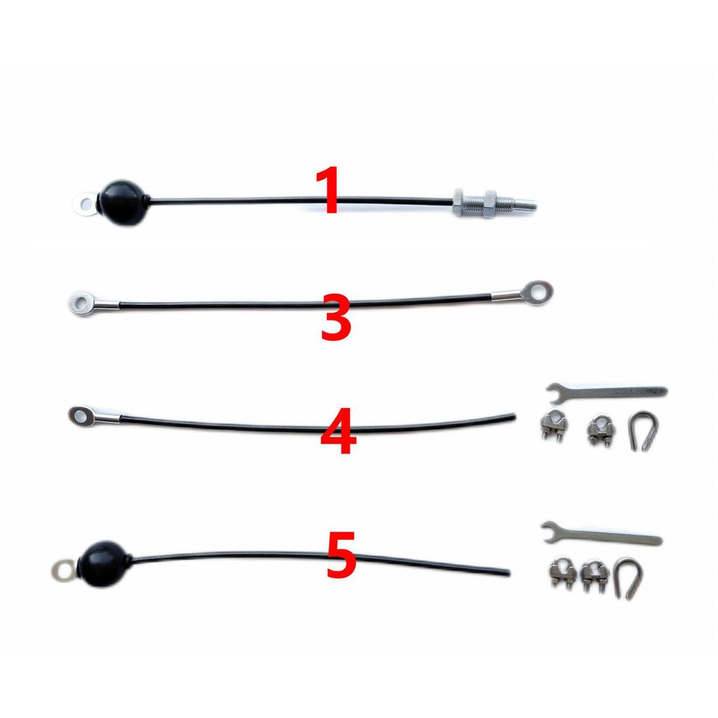 Gym Cable Replacements Adjustable Fitness Lat Pulldown Steel Wire Rope for Cable Machine Gym Equipment Pulley Systems