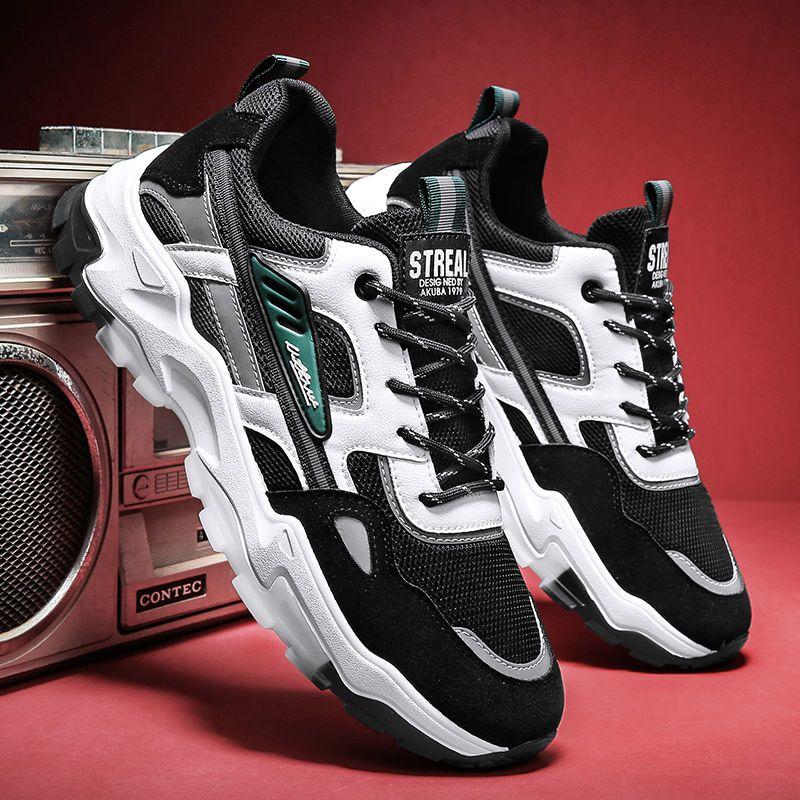 Men's Spring Fashion Sneakers Lightweight Durable and Slip - Technical View