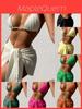 Basic Bikini Set For Women With Padded Top And Polyester Fabric For Swimming And Water Sports